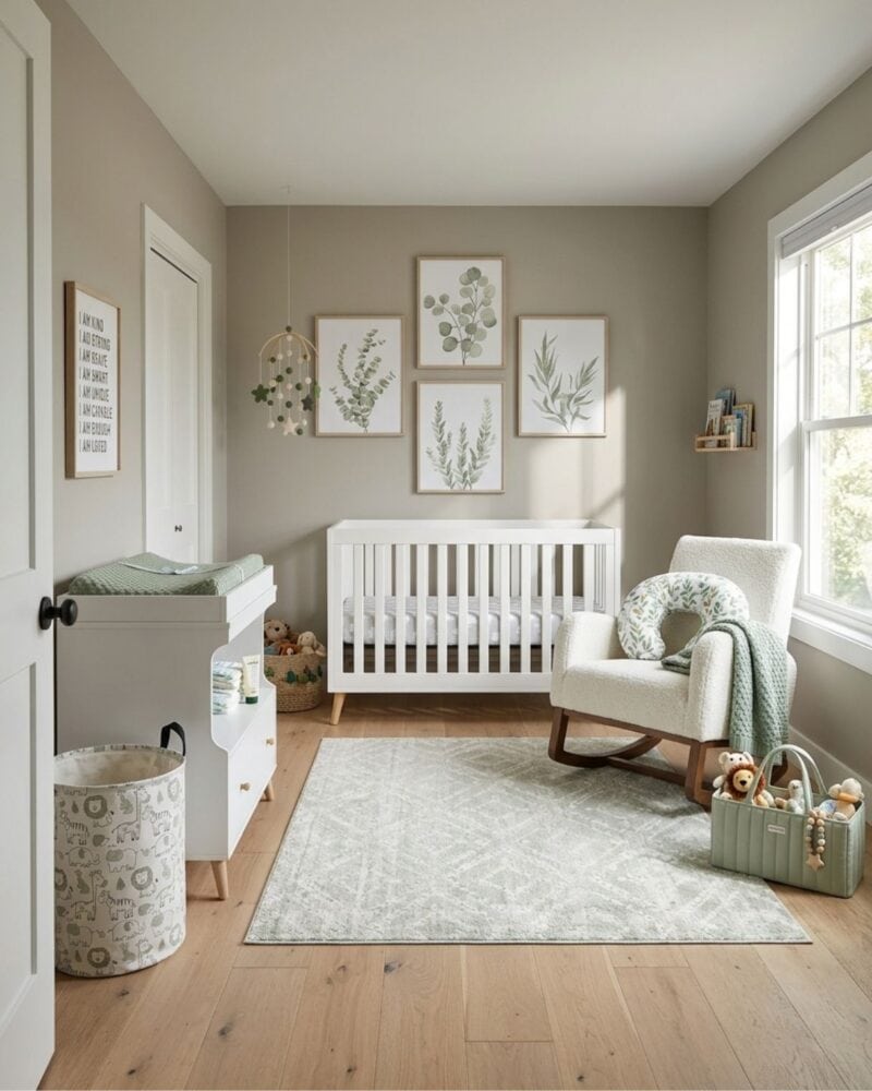 Gender-Neutral Sage Green Nursery Ideas - Abloom Decor