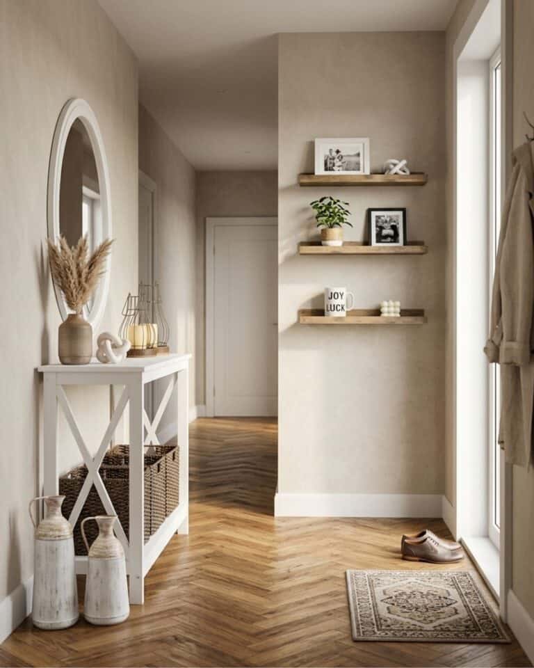 Modern Farmhouse Entryway Idea