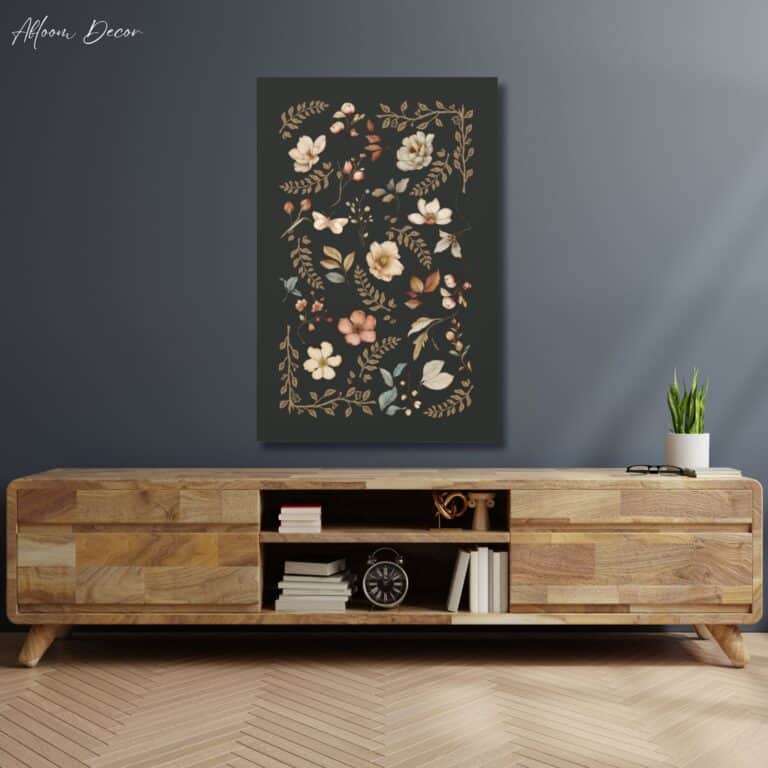 cottagecore floral wall art