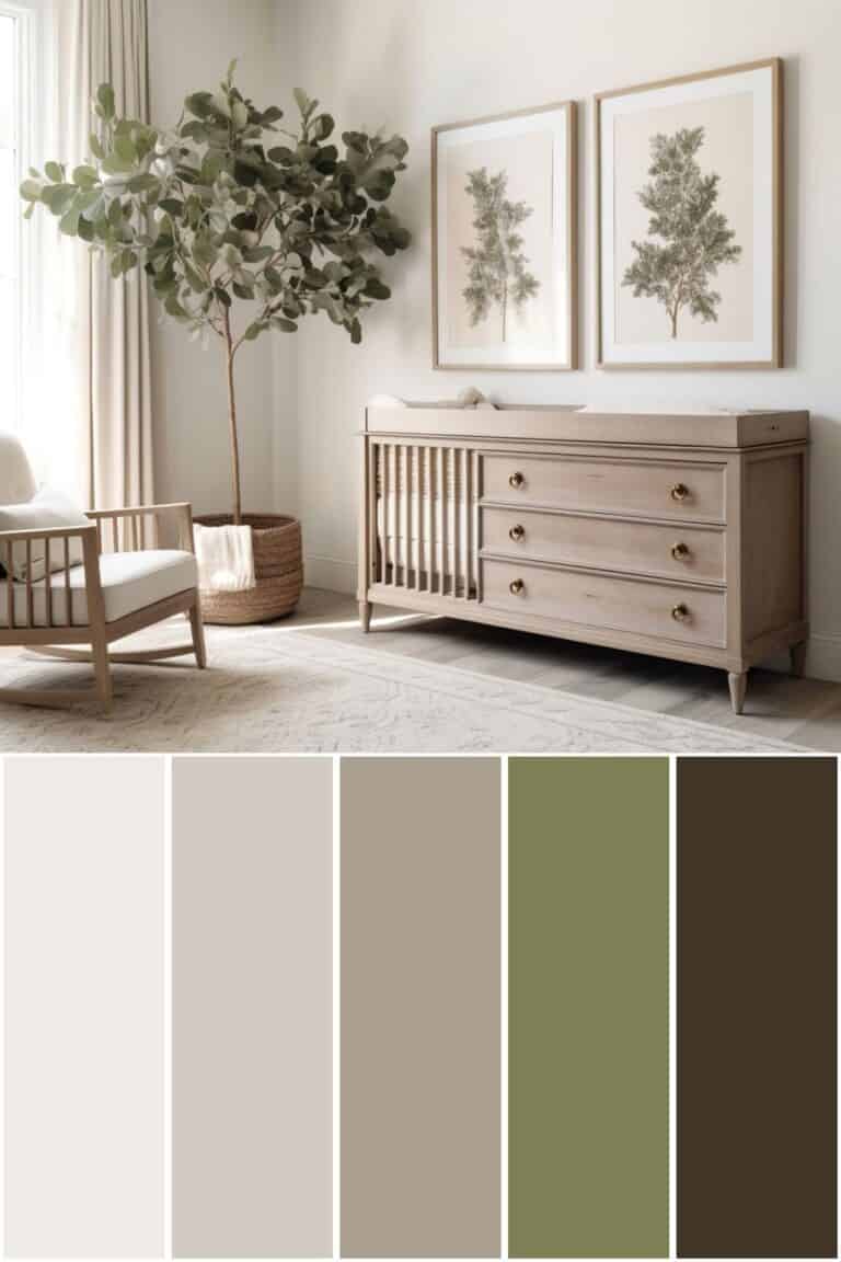 neutral green color palette
