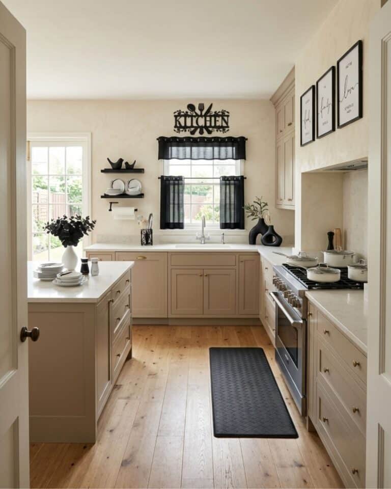 69 Black and White Kitchen Decor Ideas