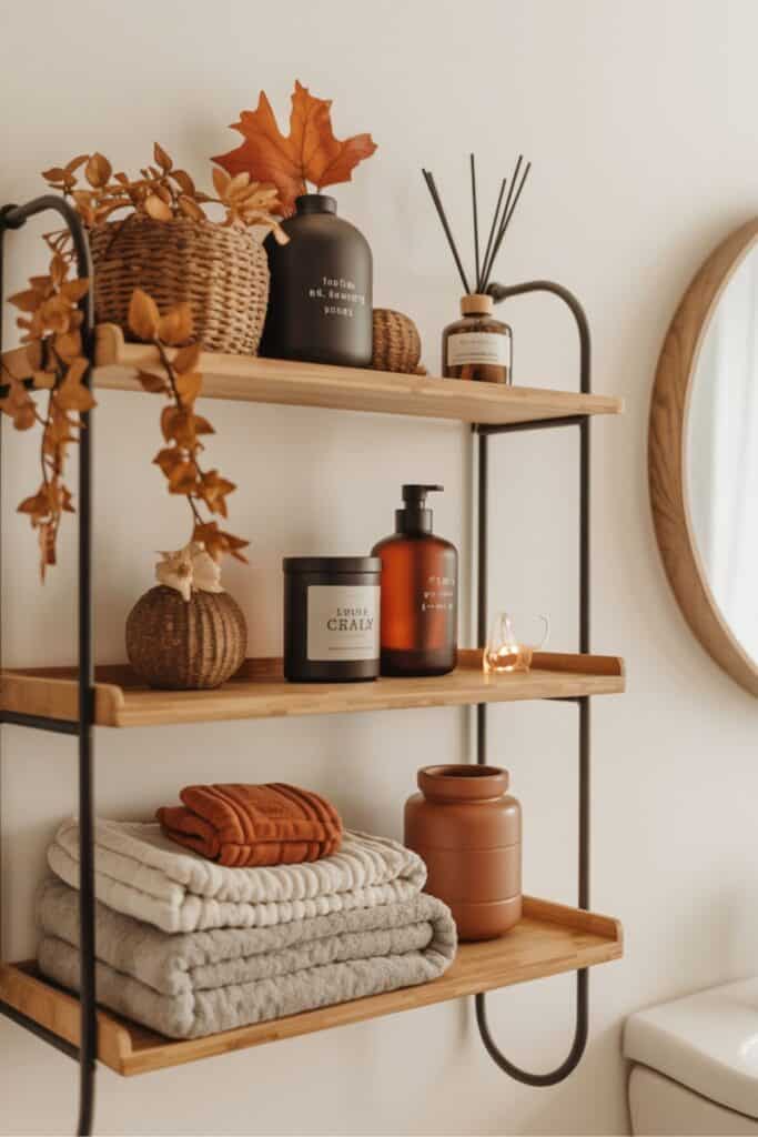 autumn bathroom