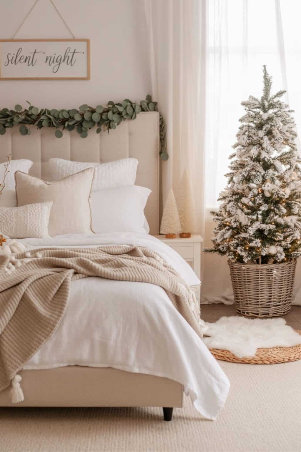 15 Beautiful Christmas Bedroom Decor Ideas You'll Love