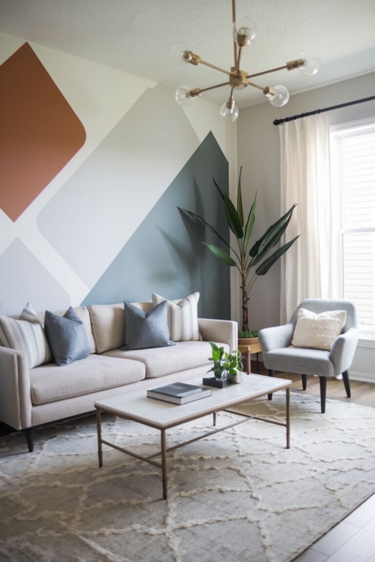 Image showcasing 29 Simple Accent Wall Ideas to Add Character To Your Room