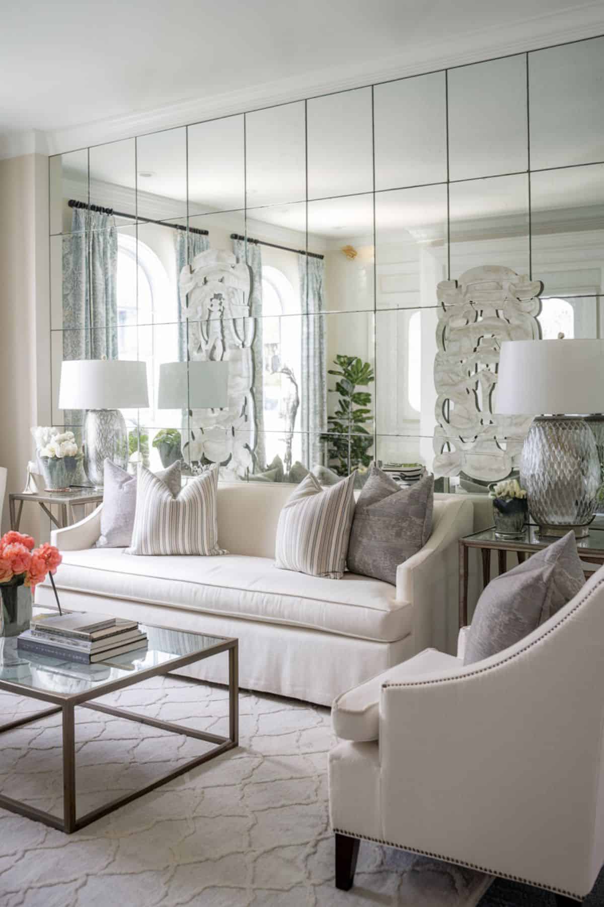 Mirrored Accent Wall