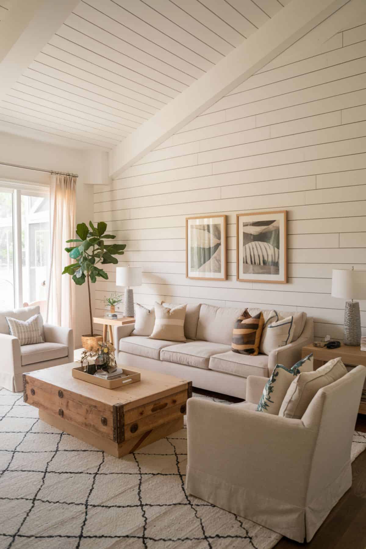 Shiplap Accent Wall