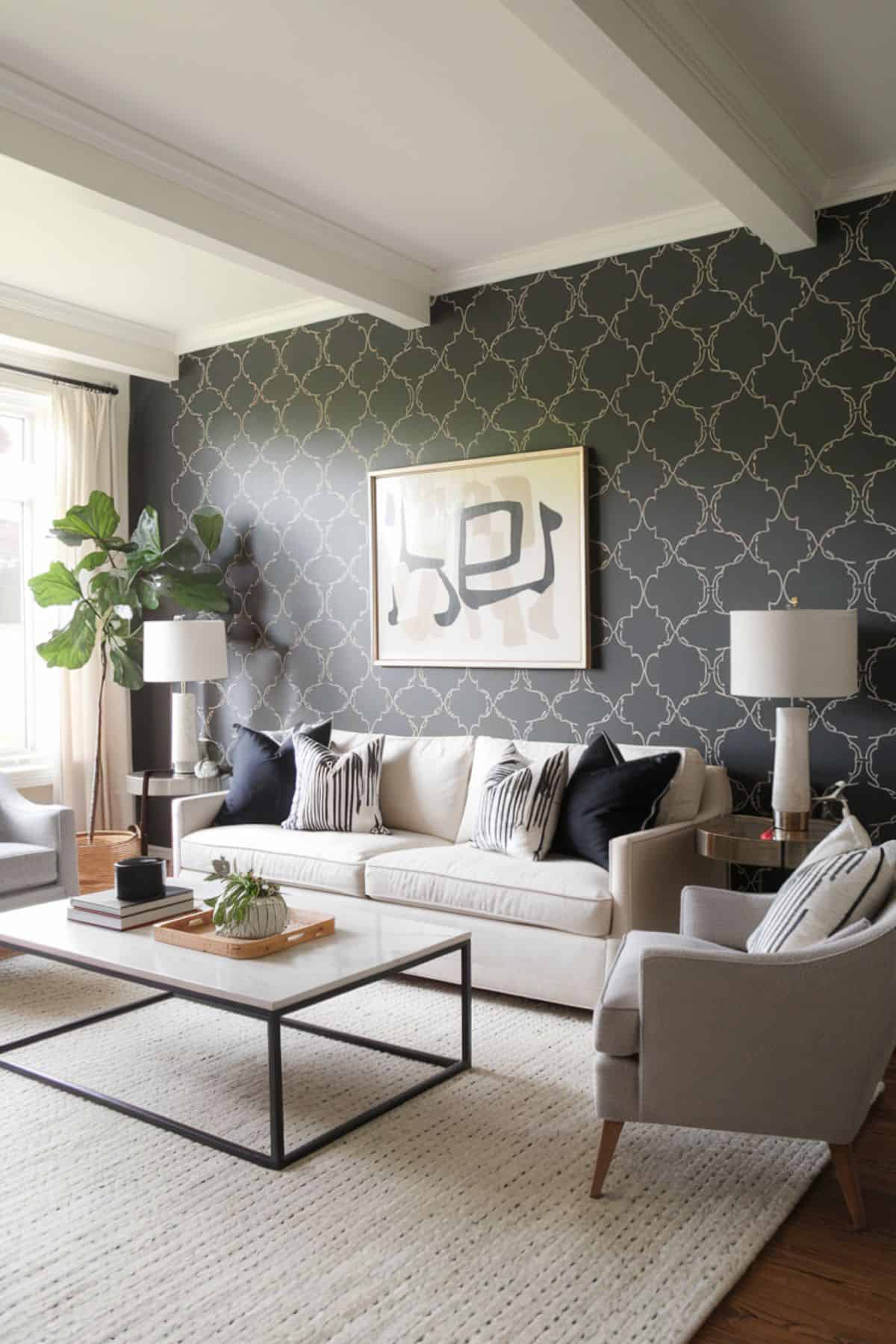Stenciled Wall Design