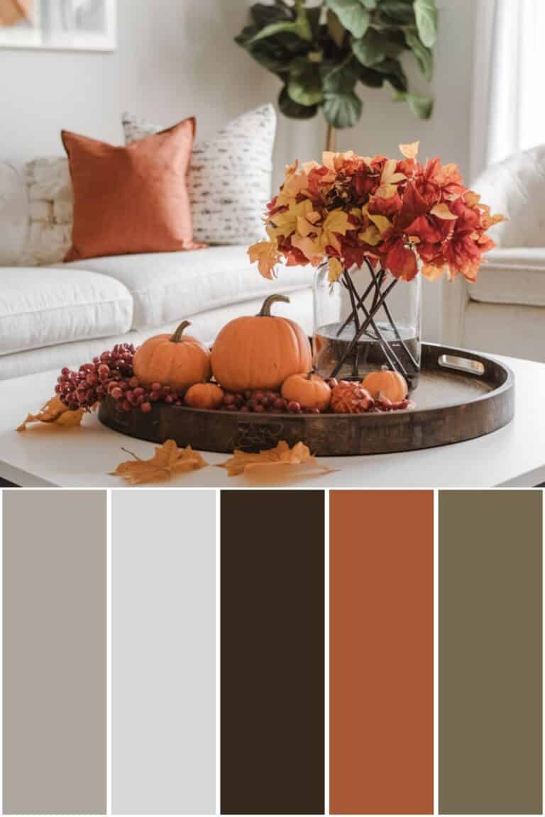 autumn color palette interior design