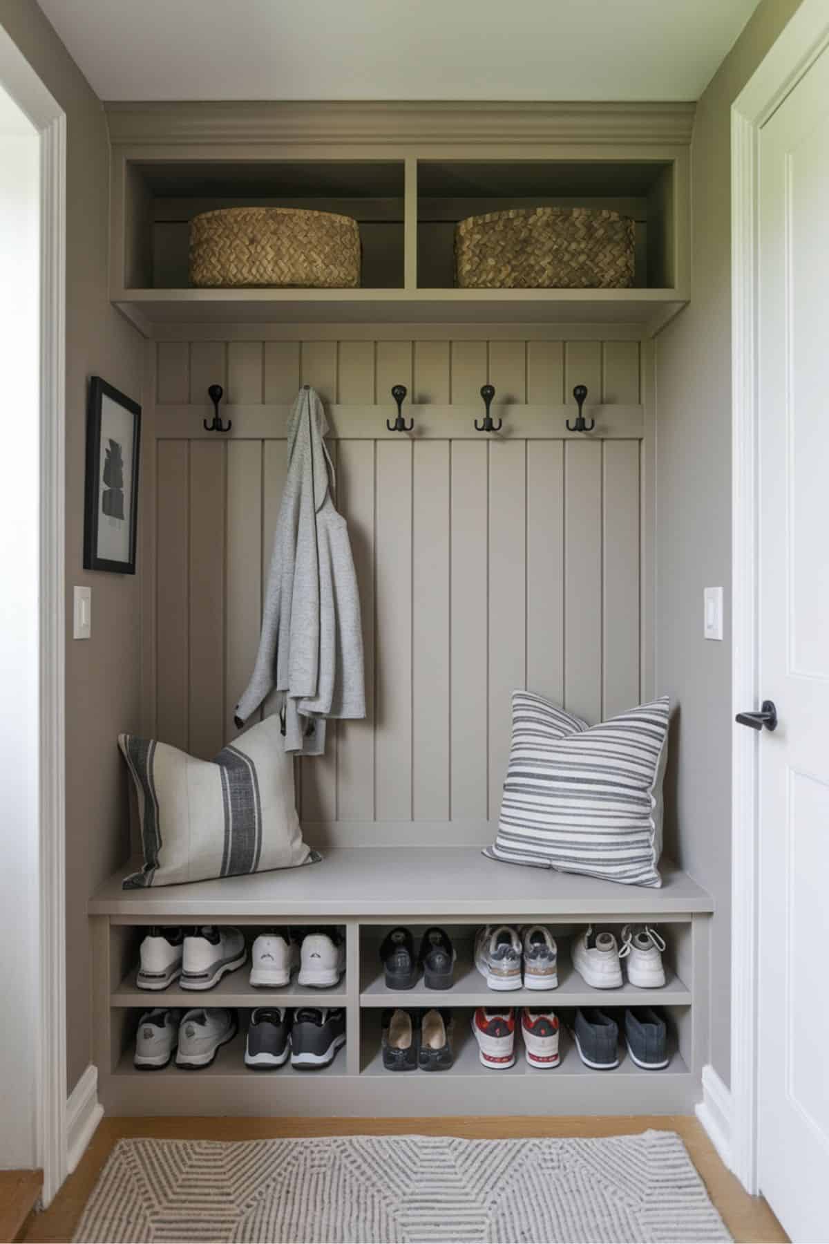 View of 25 Small Entryway Ideas To Make The Most Of Your Space