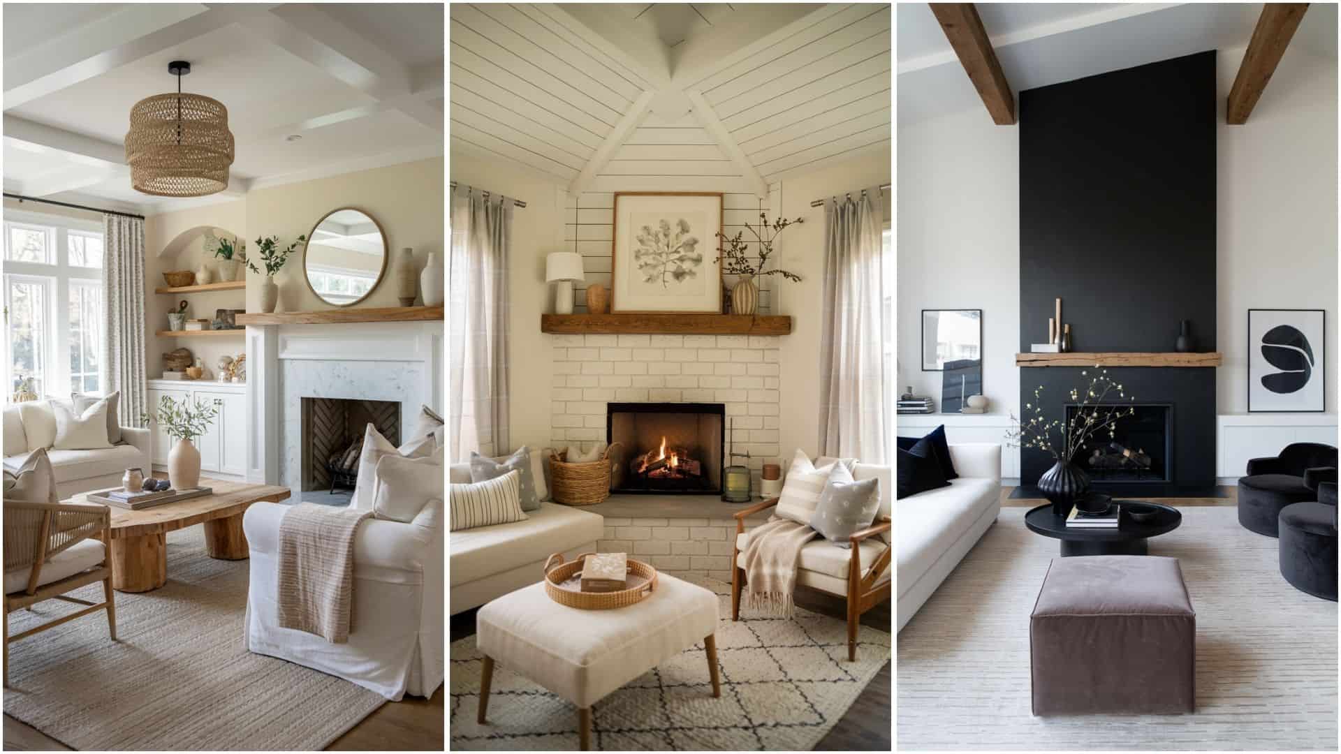30 Inspiring Living Room Decor Fireplace Ideas