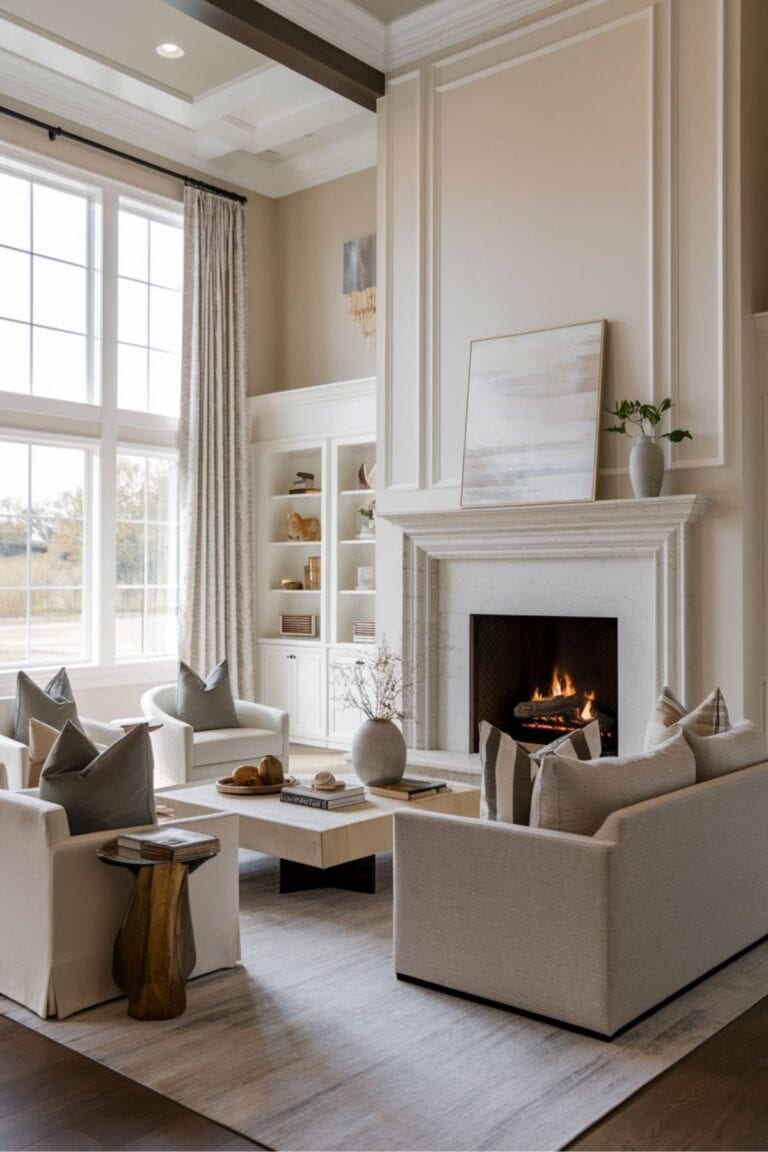30 Inspiring Living Room Decor Fireplace Ideas
