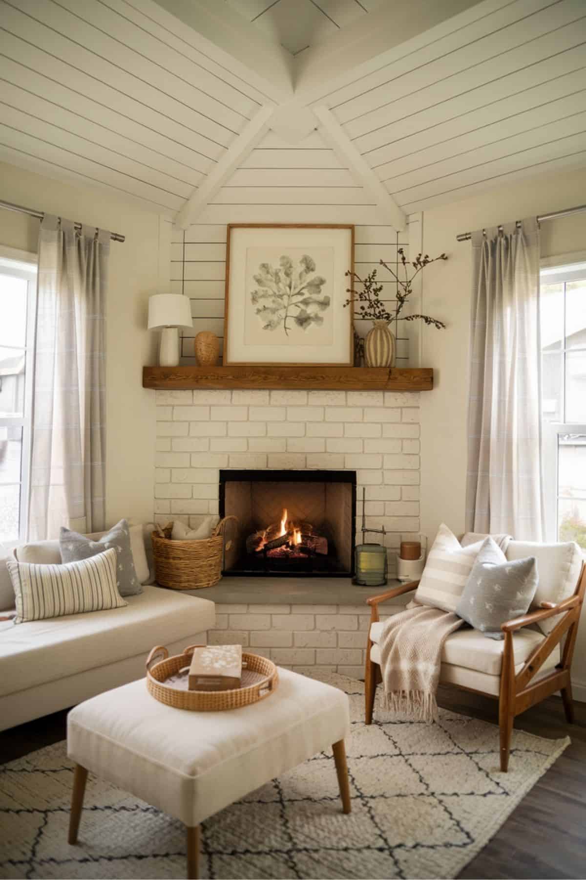 30 Inspiring Living Room Decor Fireplace Ideas, image size:1200x1800