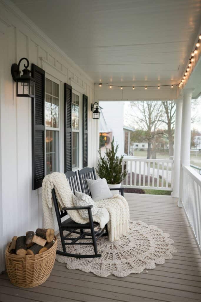Farmhouse Front Porches For a Cozy Welcome - Abloom Decor