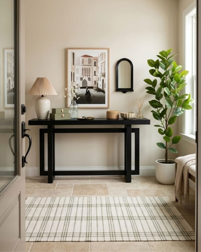 Venice Inspired Entryway Design Idea