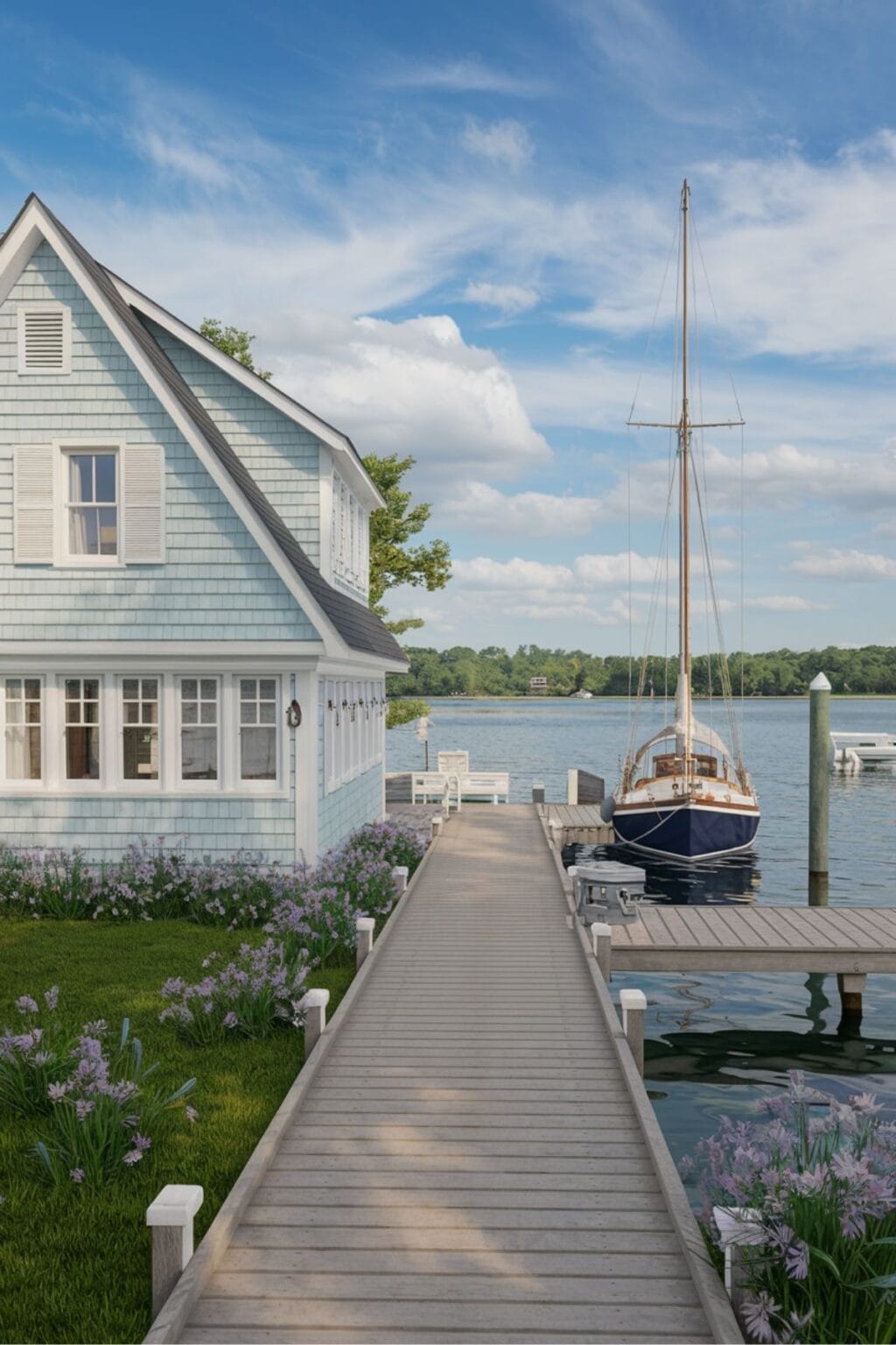 Stunning Lakehouse Exterior Design Ideas - Abloom Decor