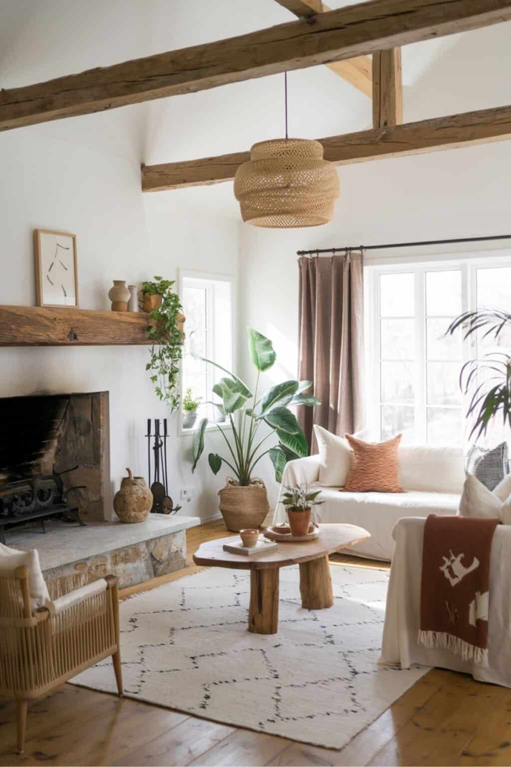 Nature Inspired Scandinavian Apartment Decor photo