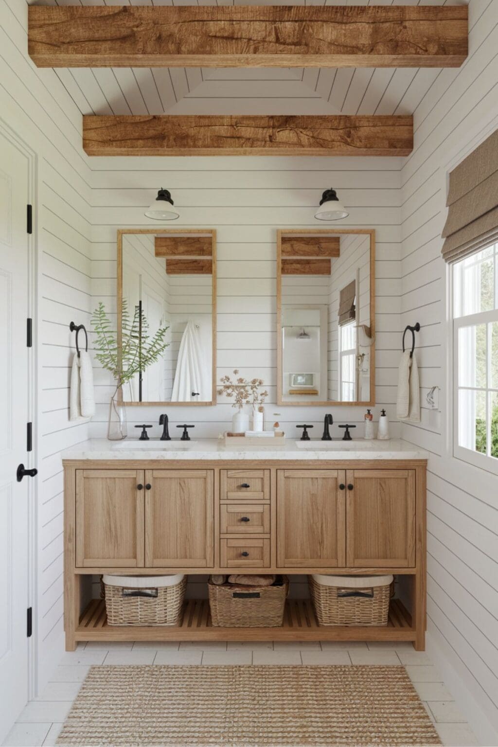 Farmhouse Bathroom Ideas For a Cozy Look