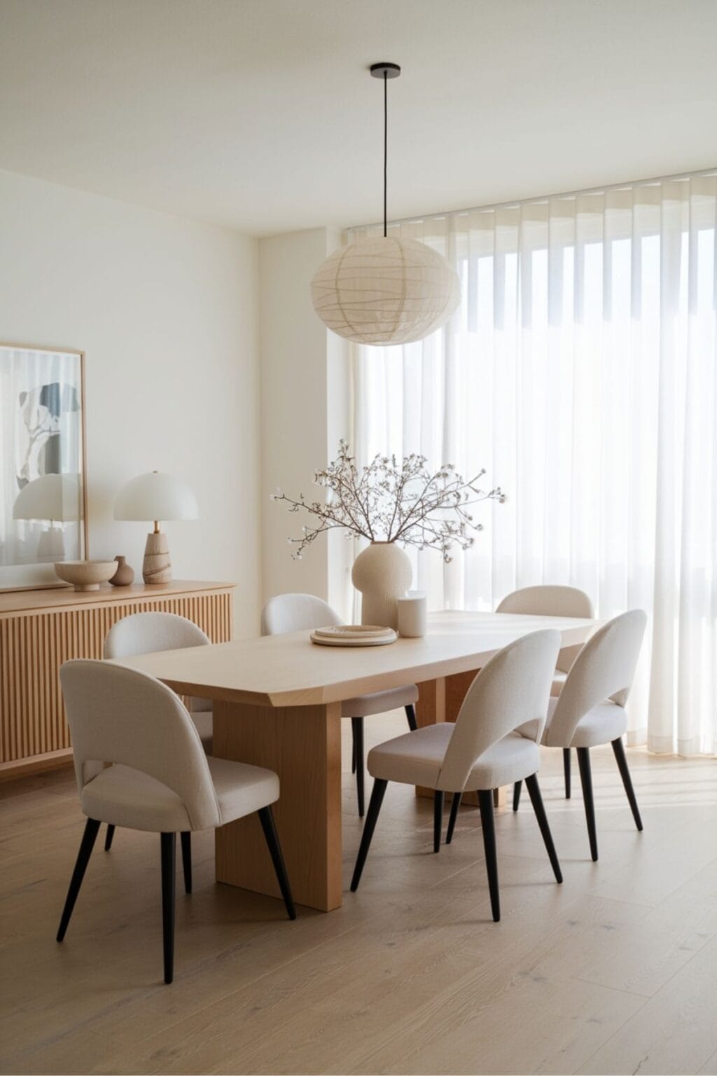 Minimalist Dining Room Ideas For a Fresh Inviting Look