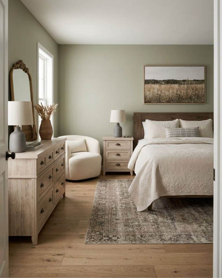 Rustic and Earthy Bedroom Mood Board