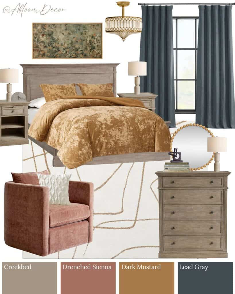 art deco bedroom