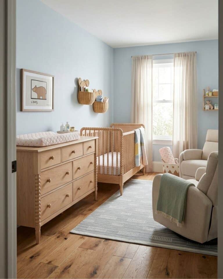 Bear Themed Girl’s Nursery