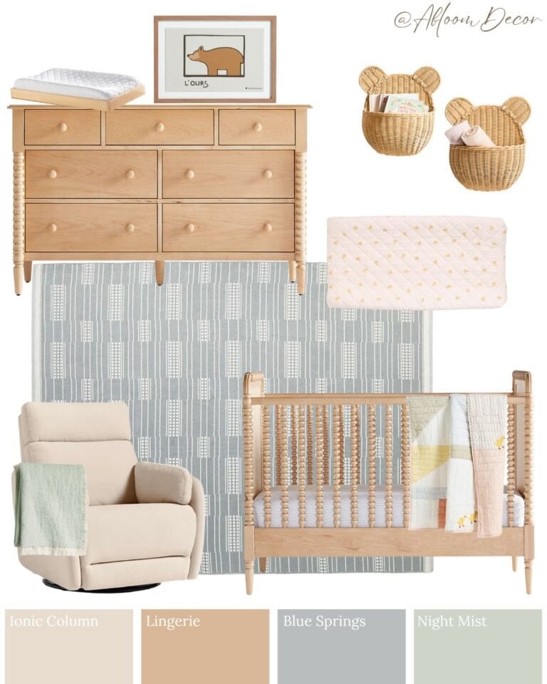 Bear Themed Girl’s Nursery