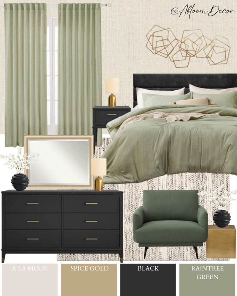 Green and Neutral Bedroom Ideas for a Relaxing Space