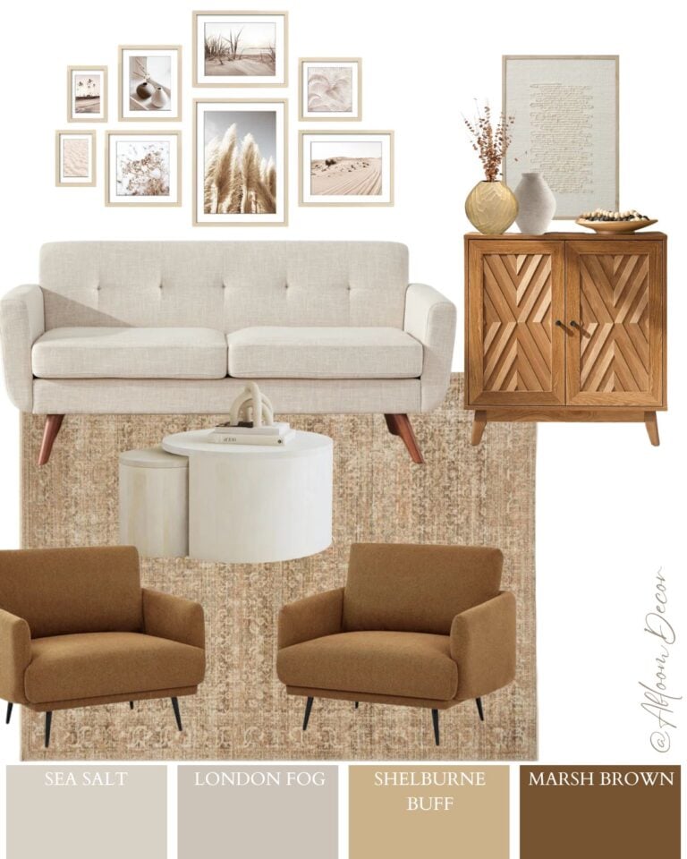 Warm Neutral Small Living Room Designs