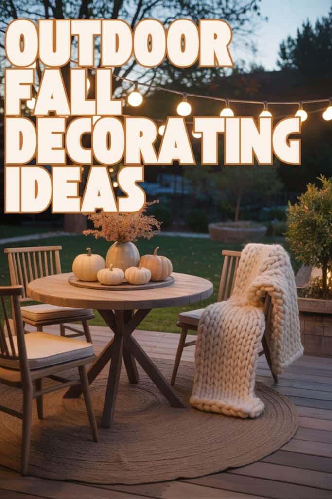 outdoor fall decorating ideas