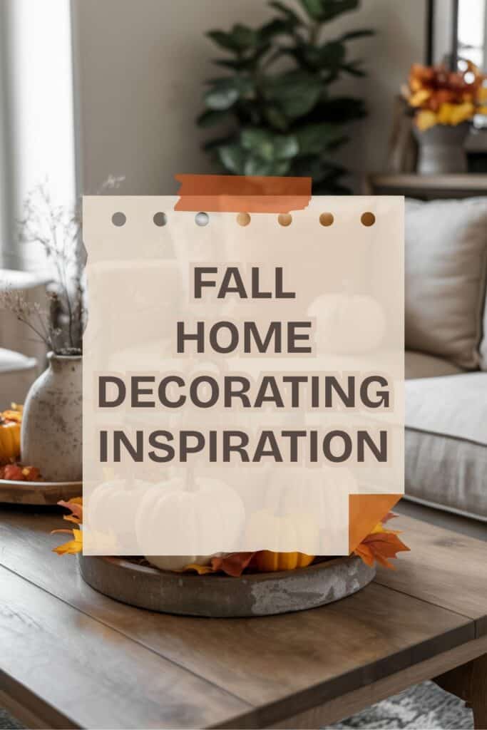 fall home decorating inspiration
