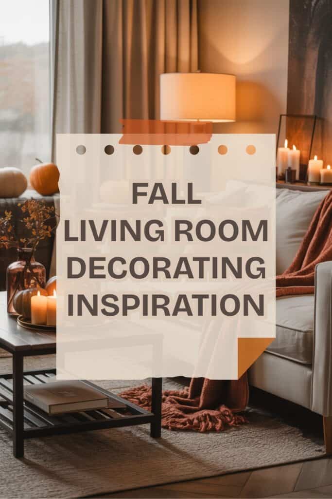 fall living room decorating inspiration