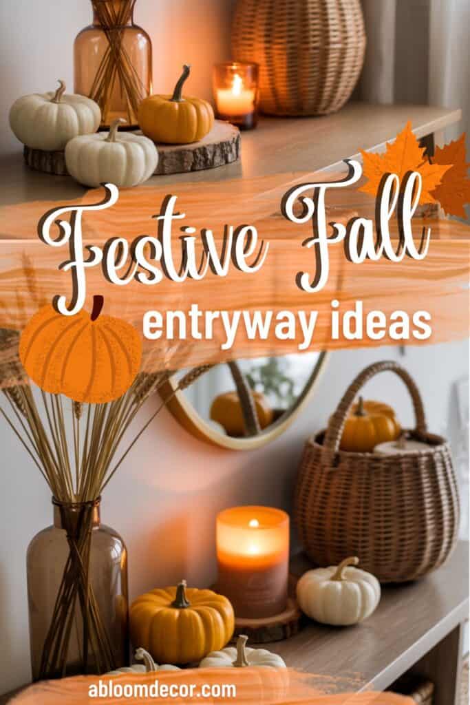 festive fall entryway ideas