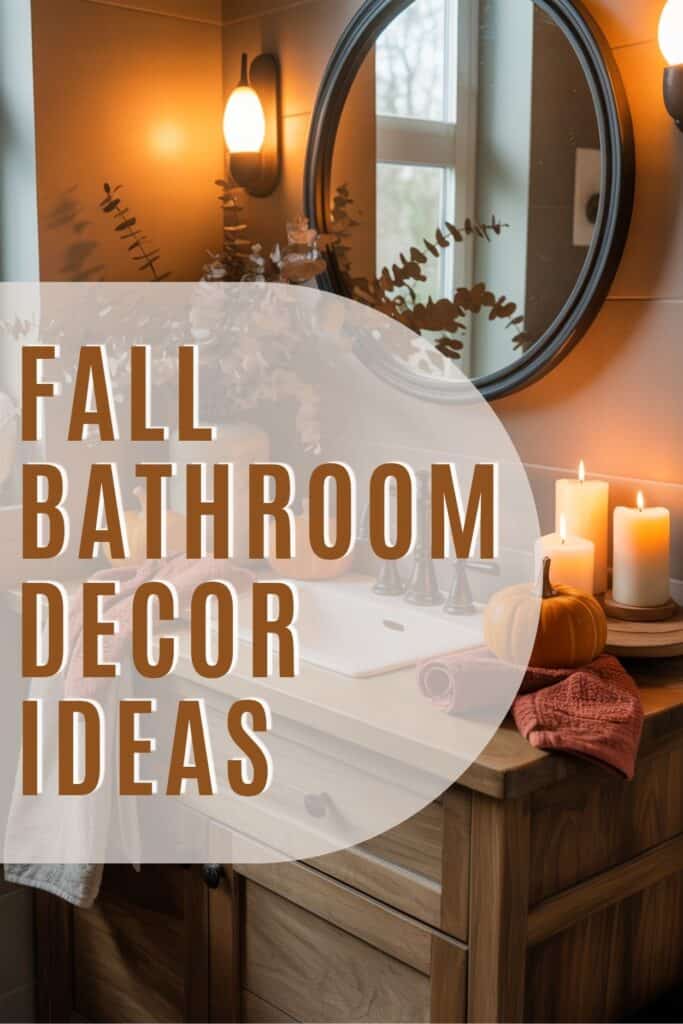 fall bathroom decor ideas