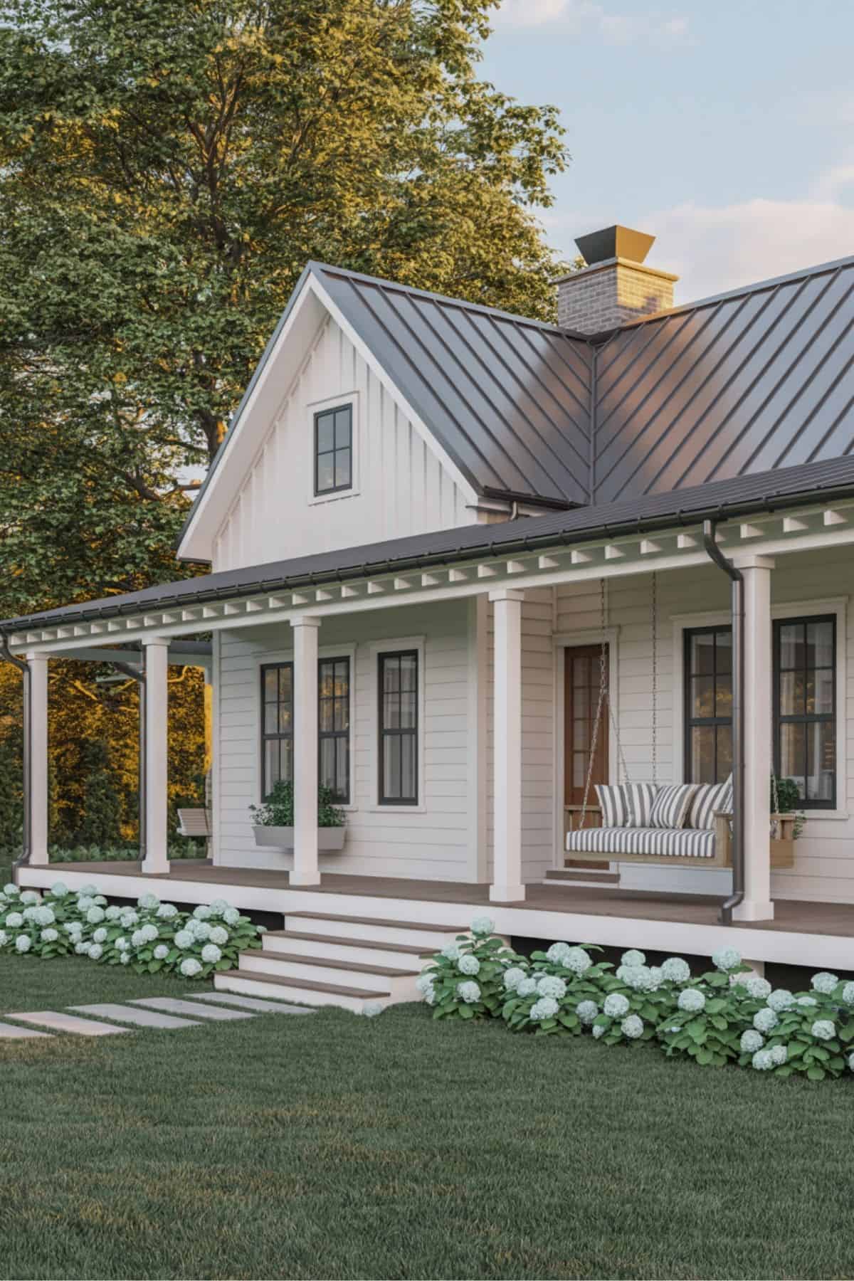 Full-Length Porch with Classic Charm