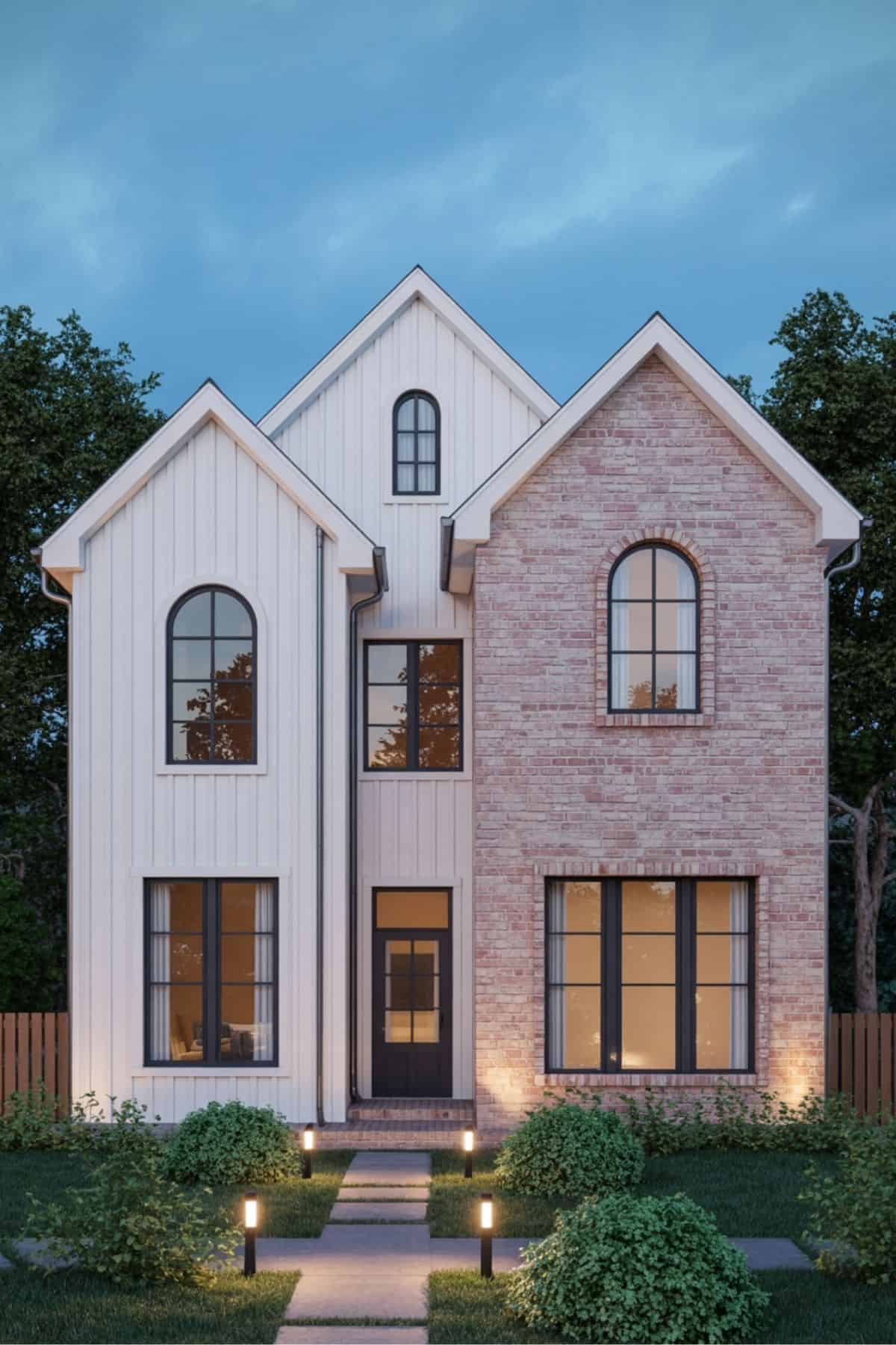 Mixed Materials with Major Curb Appeal