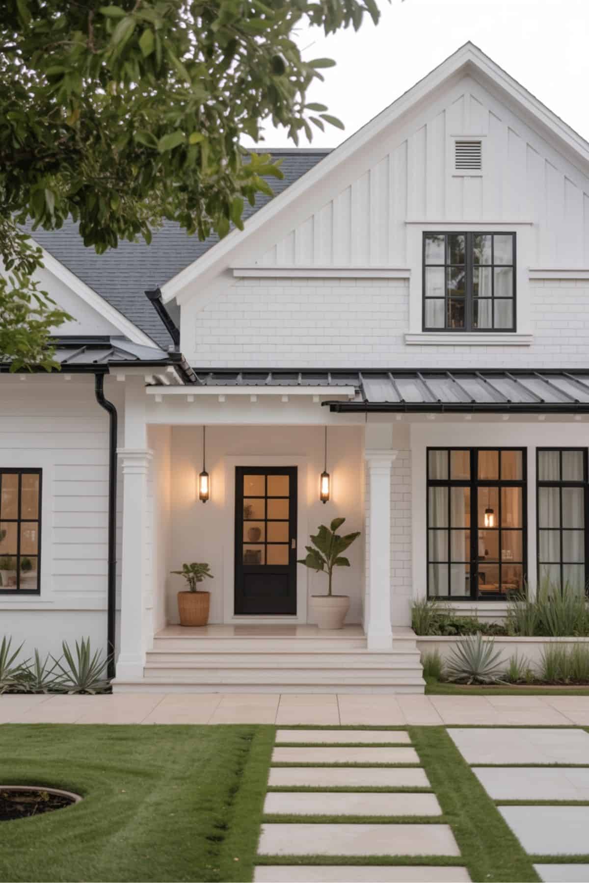 Sleek Contrast with Clean Symmetry