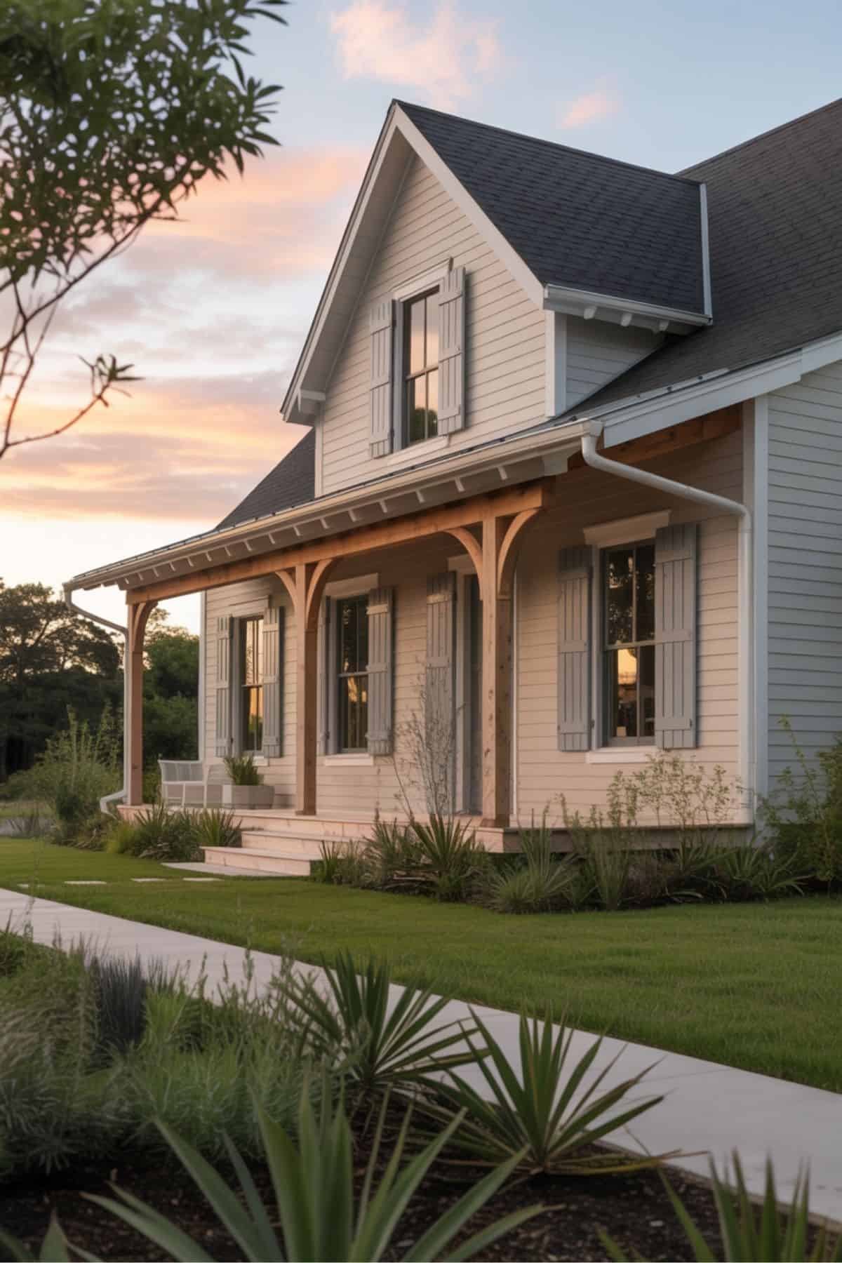 Soft Neutrals and Sunset Views