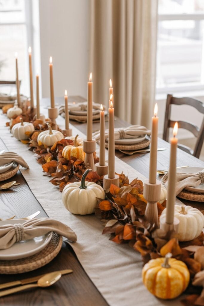 fall dining room