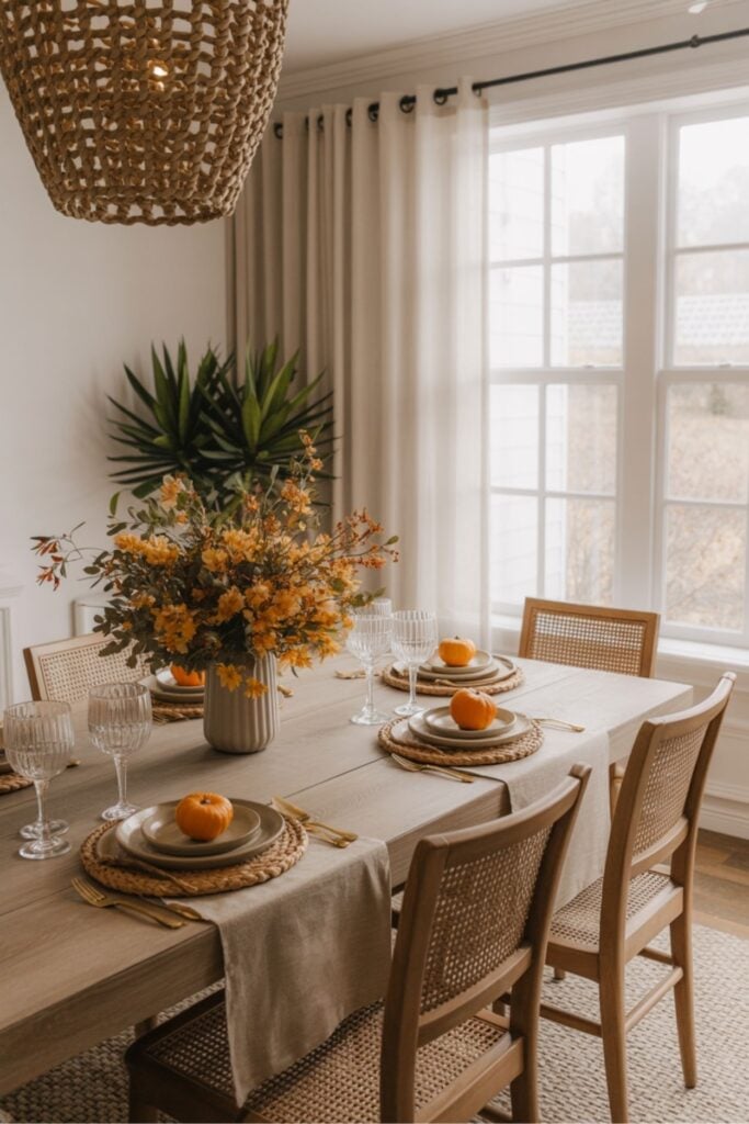 fall dining room ideas