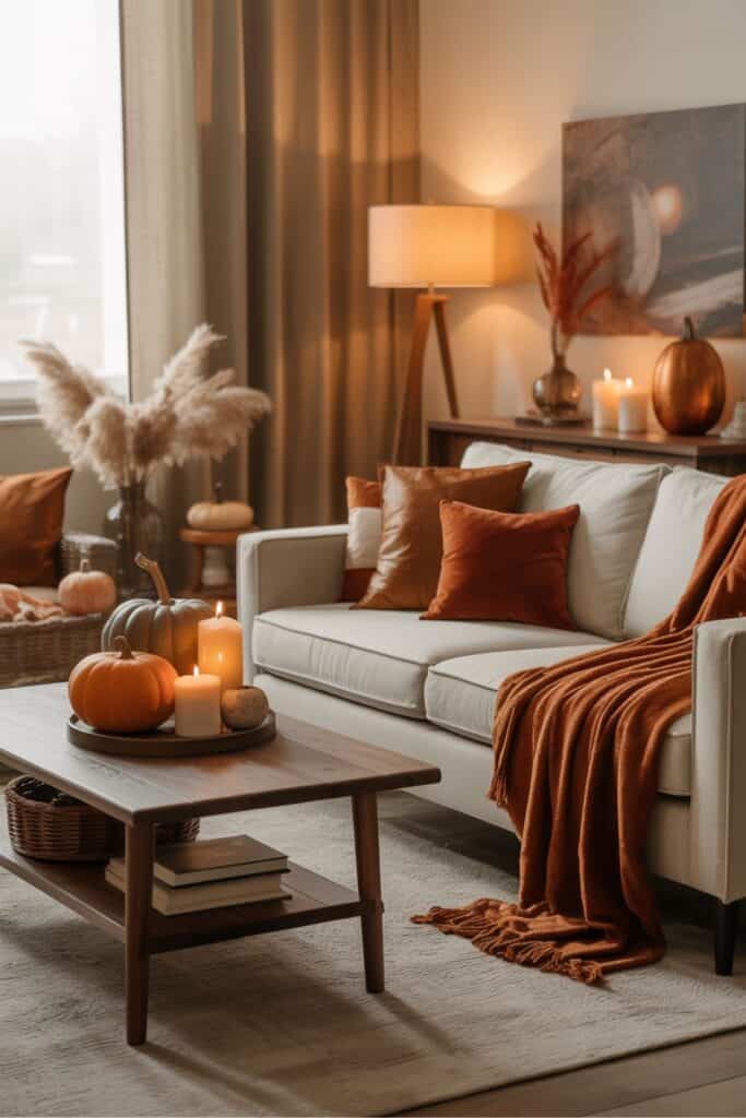 fall living room room