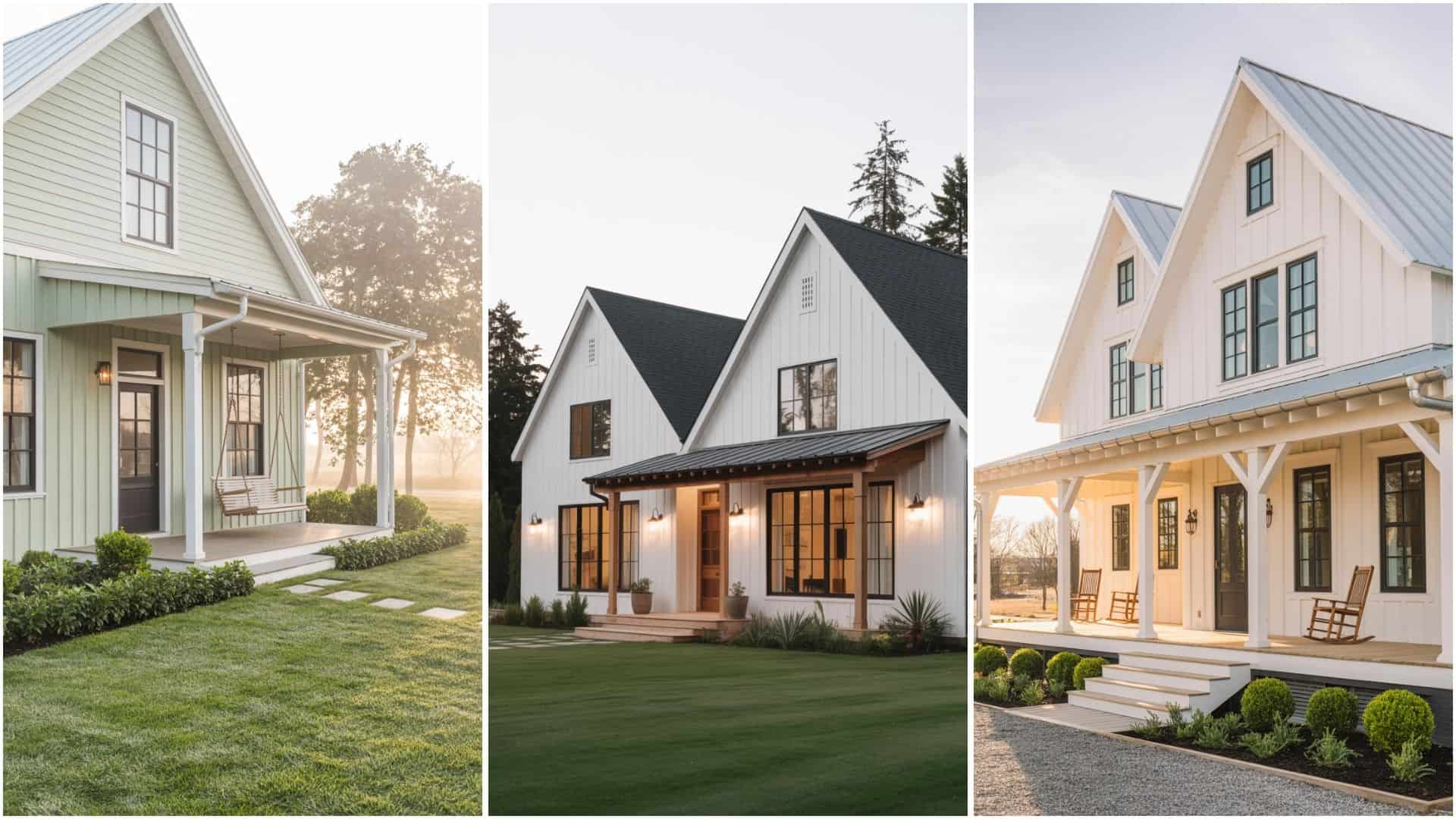 modern farmhouse exterior design
