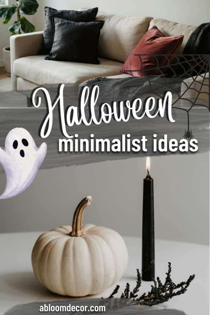 minimalist halloween ideas