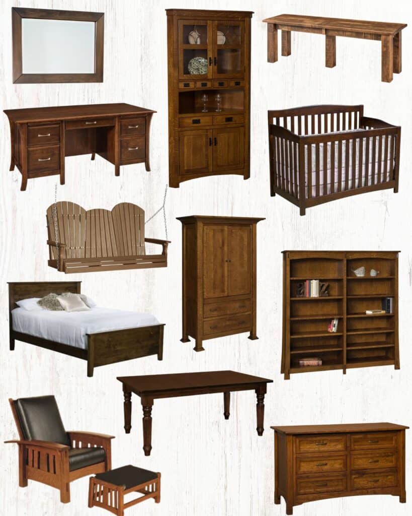 Amish-made furniture
