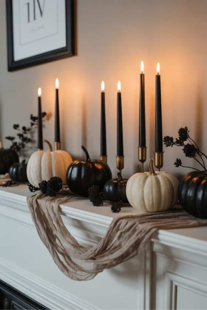Halloween Mantel Decorating Ideas