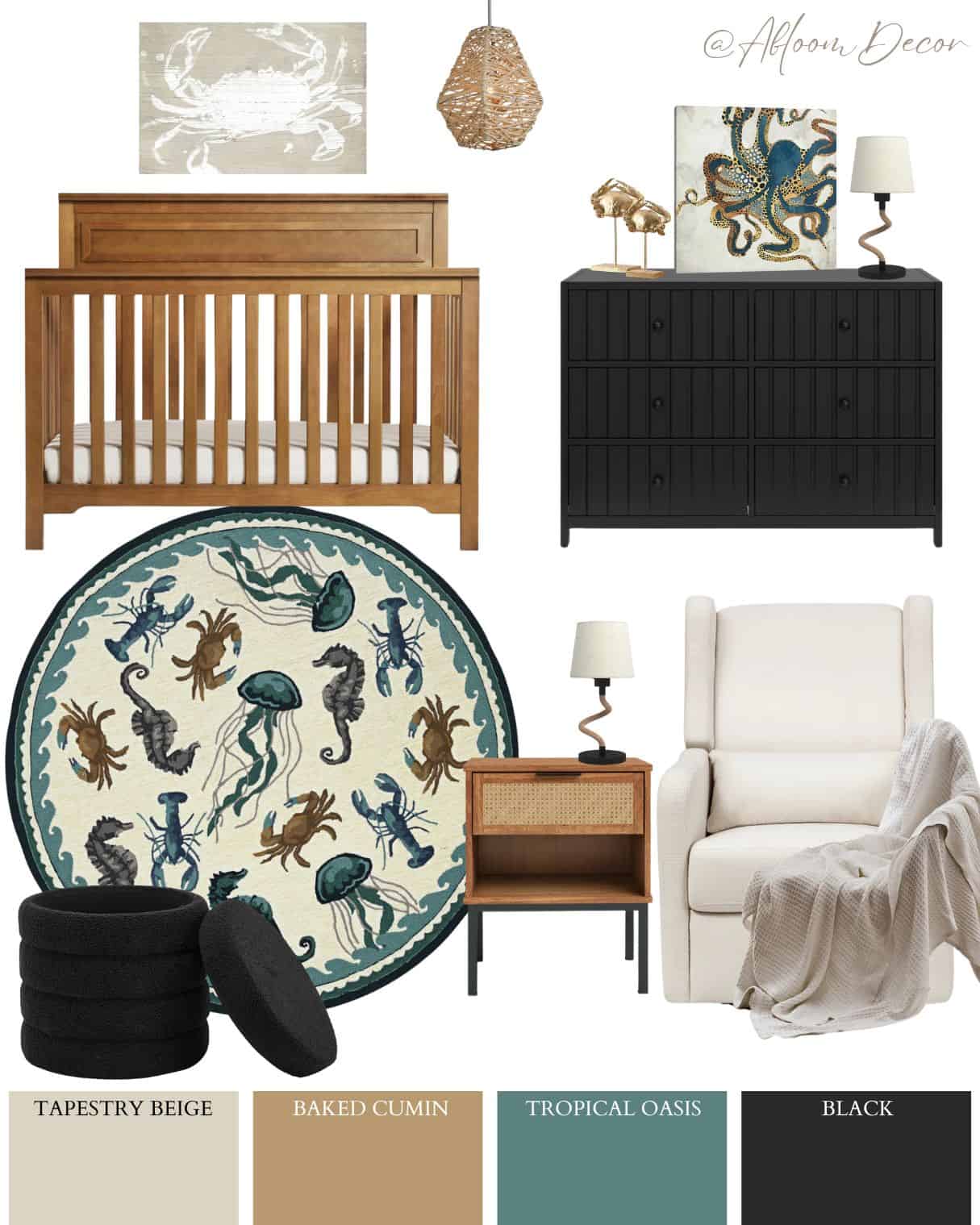 Sea-Inspired Nursery Design