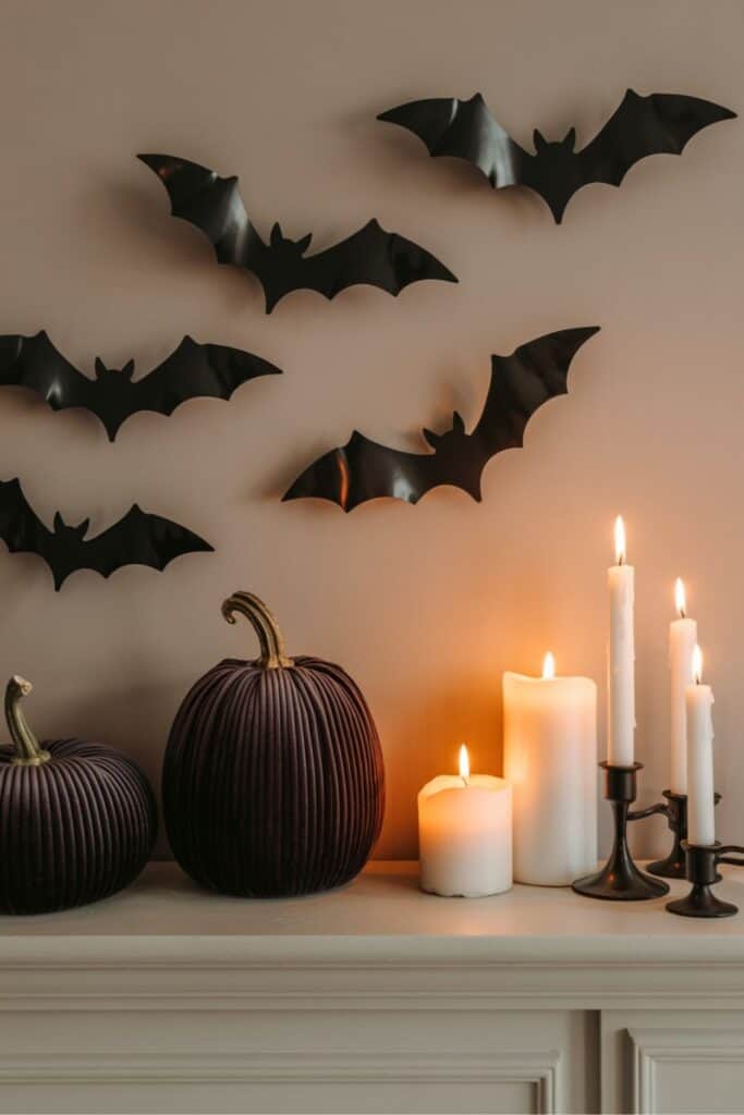 candles with dripping wax