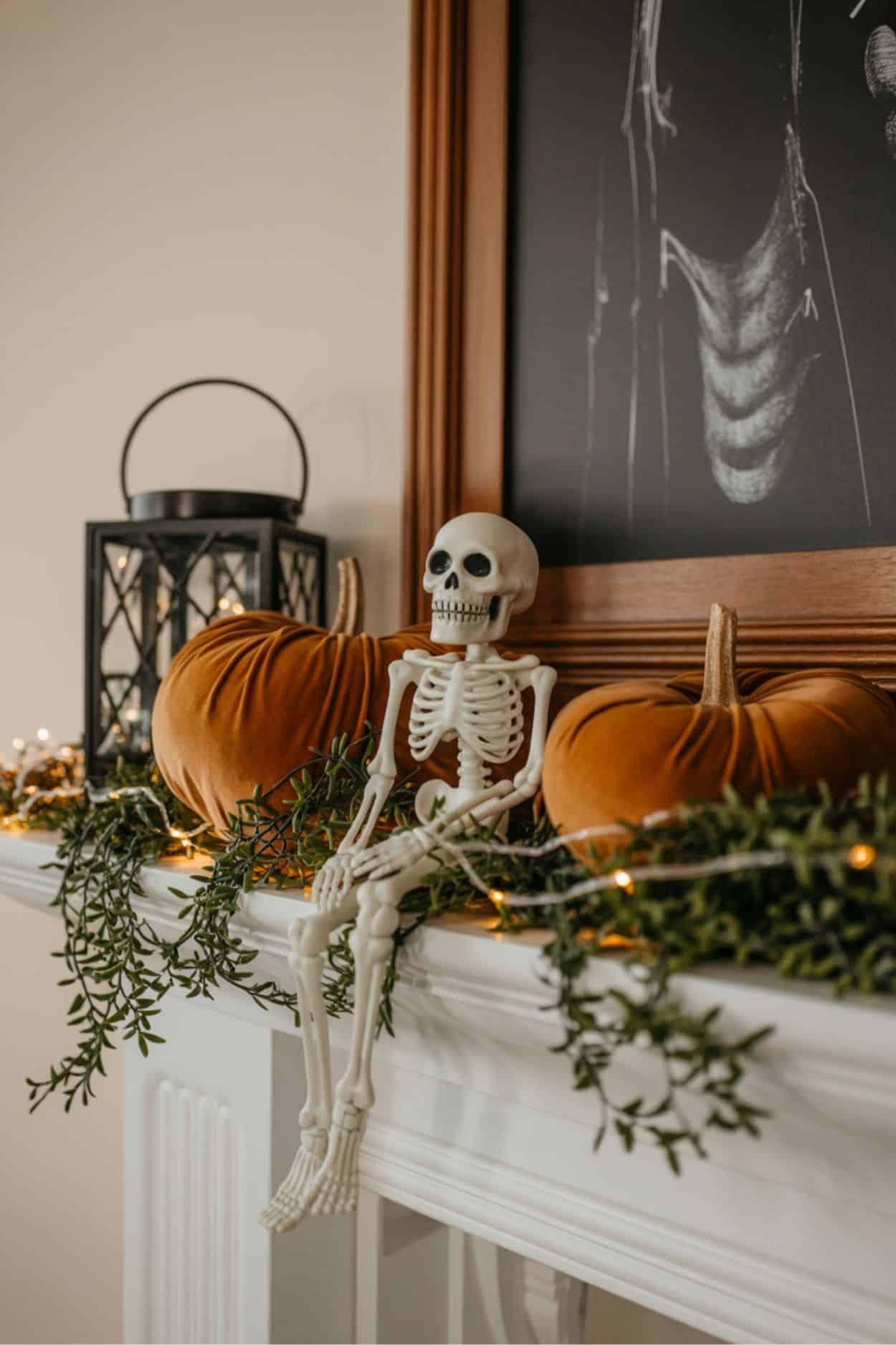 mini skeletons for halloween