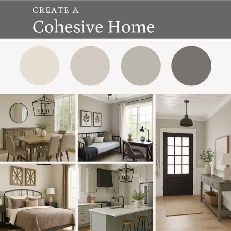 Modern Farmhouse Whole House Color Palette - Abloom Decor