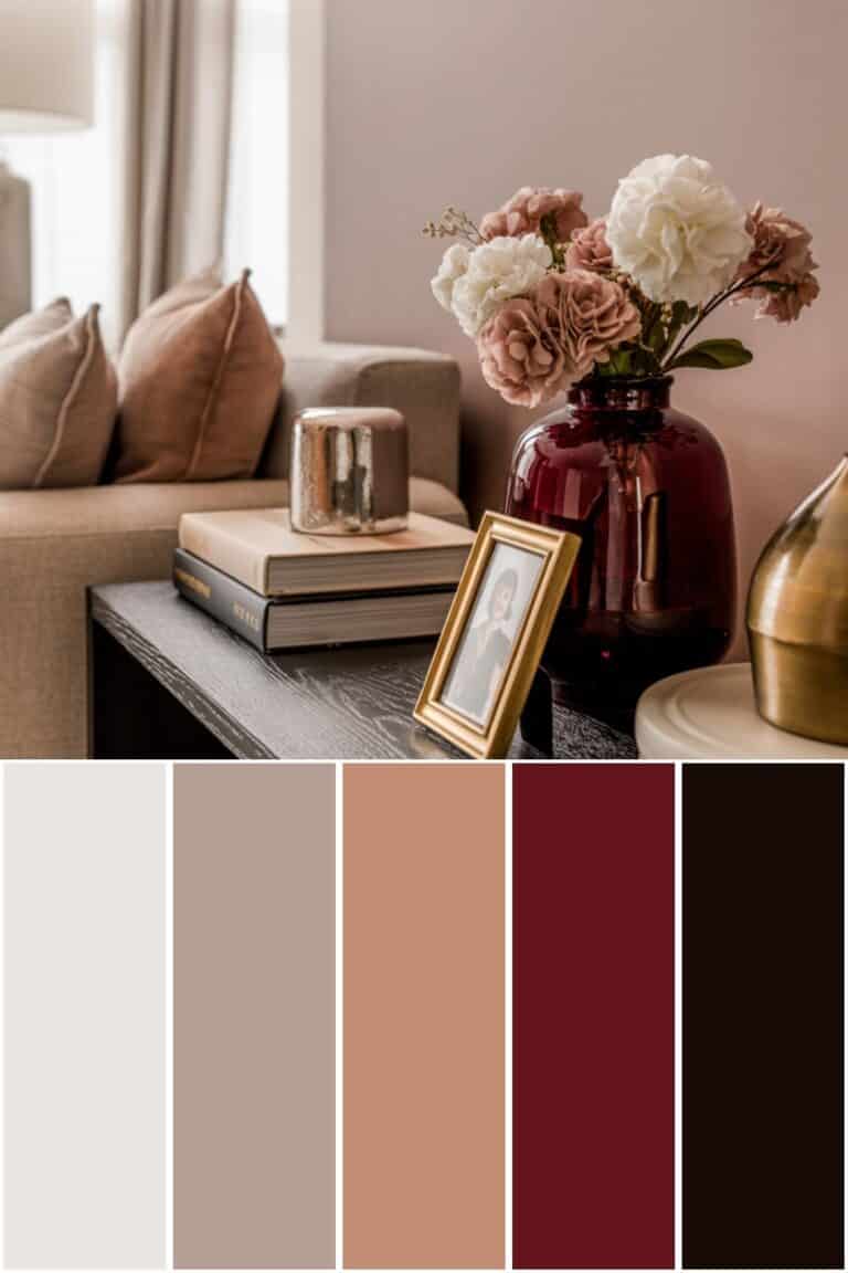 Classic Burgundy Color Palette You’ll Want To Use All Year
