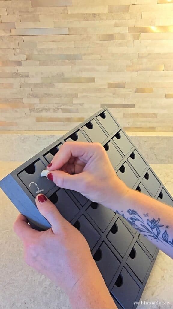 DIY Advent Calendar Step 2